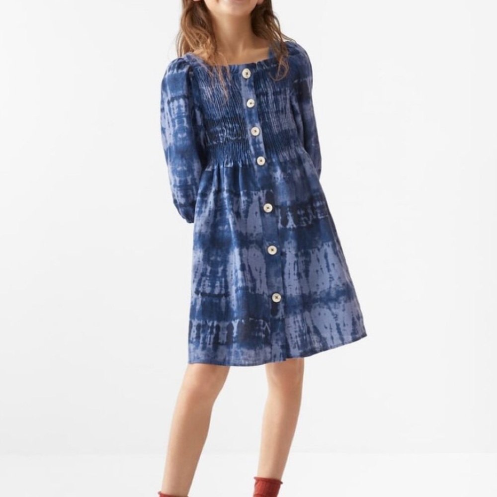 Zara girls tie dye dress